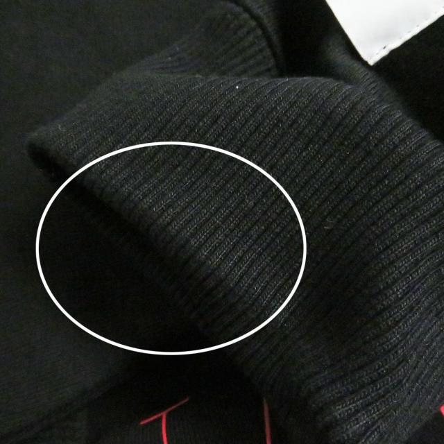 美品□21AW VALENTINO×CLONEY ヴァレンティノ クロニー VACCINATEDロゴ プルオーバー スウェットパーカー/フーディー 黒 XS 伊製 正規品の通販は