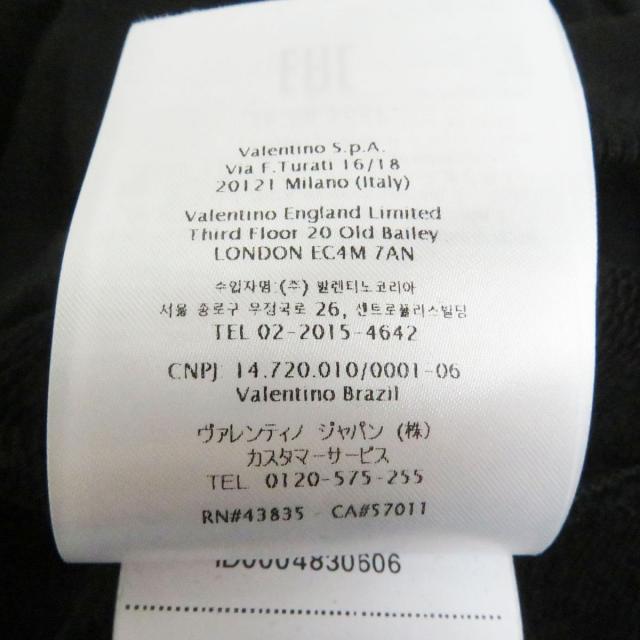 【ドンドン見直し】美品□21AW ヴァレンティノ クロニー VACCINATEDロゴ プルオーバー スウェットパーカー 黒 XS 伊製 正規品 ドンドン見直し】美品□21AW ヴァレンティノ クロニー VACCINATEDロゴ