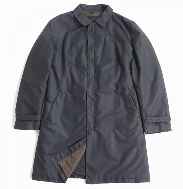 良品△正規品 エルメネジルド ゼニア ソフトライン バックベルト付 中綿入り ダブルZIP UP ロングコート メンズ ダークグレー系 XL メンズの通販は