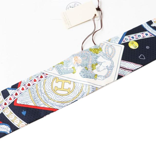 未使用品◎正規品 仏製 HERMES エルメス ツイリー スカーフ シルク100 