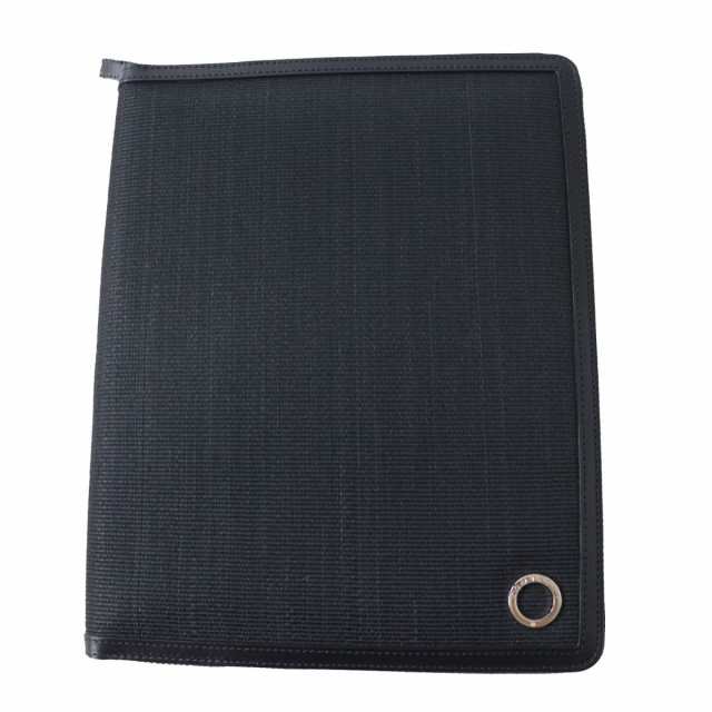未使用品◎正規品 ドイツ製 COMTESSE コンテス 10534 ホースヘア×レザー ジルコニア付き 手帳カバー ネイビー 箱・袋・タグ付 定225500円の通販は