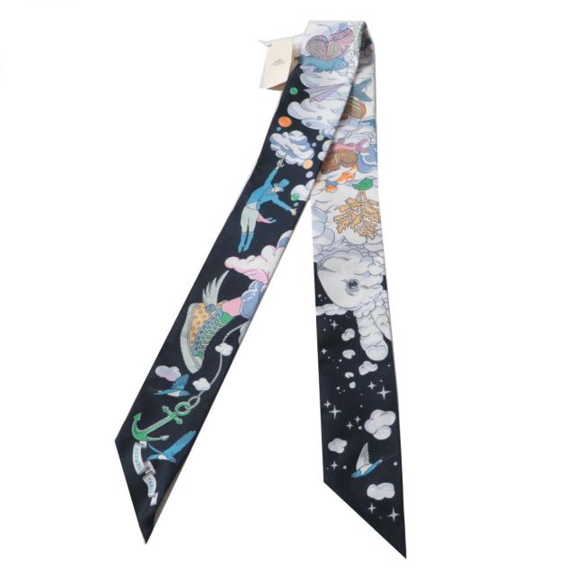 未使用品◎正規品 仏製 22年購入 HERMES エルメス ツイリー スカーフ  