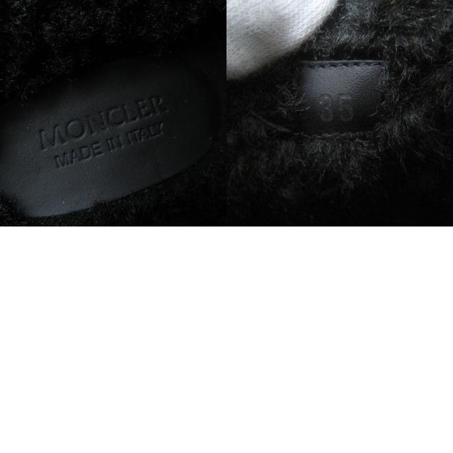 未使用品☆MONCLER モンクレール 21AW MON MULE スウェードレザー ボア  