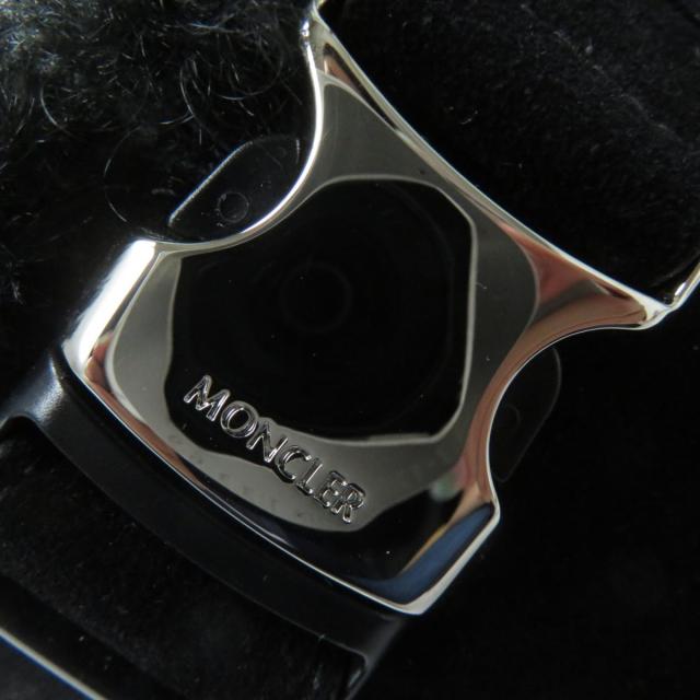 未使用品☆MONCLER モンクレール 21AW MON MULE スウェードレザー ボア  