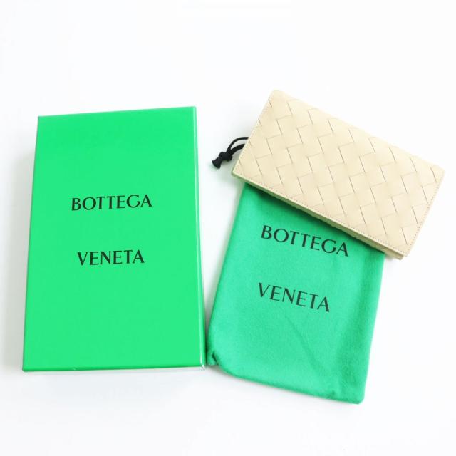 美品】BOTTEGA VENETA 長財布 箱付き （送料込み！ 極美品  