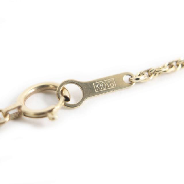 アヴァランチ 10K ロープネックレス 55cm 1.7mm 030CRD 10K ホワイト