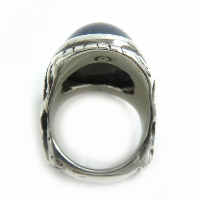 美品△ALEX STREETER アレックスストリーター ANGEL HEART RING SV925 ラピスラズリ エンジェルハート リング／指輪 15号 総重量17.8g 箱付の通販は