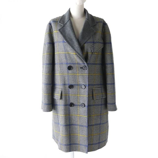 Burberry チェック柄 ダブルブレストコート Burberry チェック柄 ダブルブレストコート