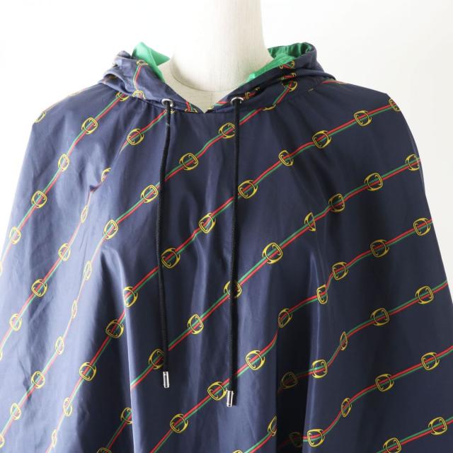 GUCCI シェリーライン フード ポンチョ レインコート