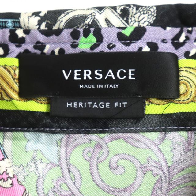 極美品▽2020年製 VERSACE ヴェルサーチ HERITAGE FIT メデューサ 