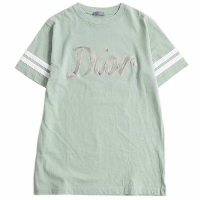 美品□22SS DIOR/ディオール オム 293J659A0554 ロゴエンブロイダリー ラインデザイン コットン 半袖Tシャツ ライトグリーン  XS 伊製 正の通販はau PAY マーケット - 衣類＆ブランドリサイクルGREEN | au PAY マーケット－通販サイト