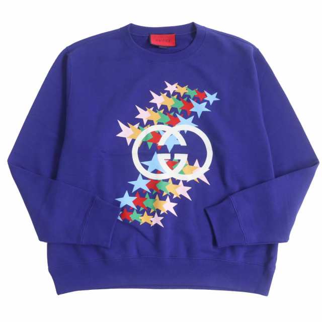 極美品□GUCCI/グッチ 626990 GGロゴ スタープリント コットン