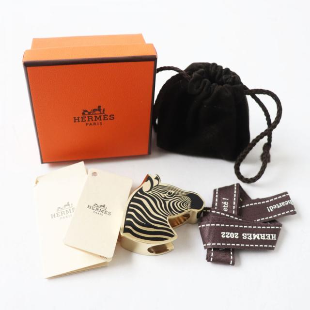 HERMES エルメス スカーフリング スクエアリング 90 ゼブラ