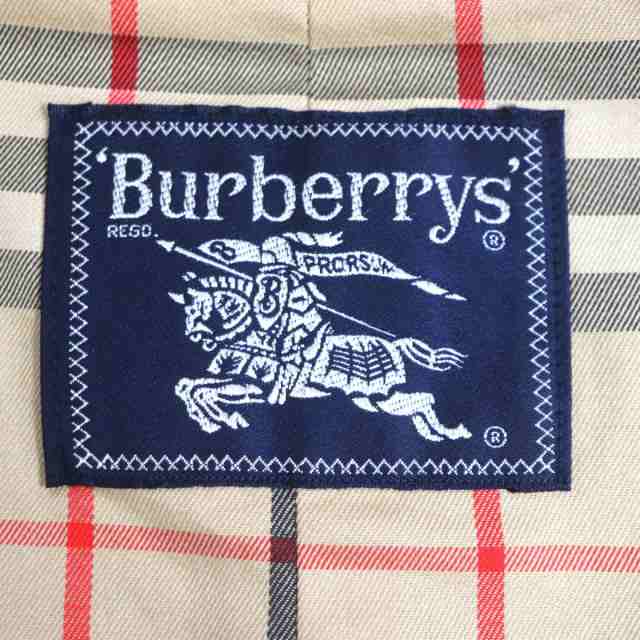 良品▽Burberrys バーバリー ヴィンテージ 裏地ノバチェック柄 トレンチコート カーキ(玉虫色) S メンズ ビジネス◎の通販はau PAY  マーケット - 衣類＆ブランドリサイクルGREEN | au PAY マーケット－通販サイト