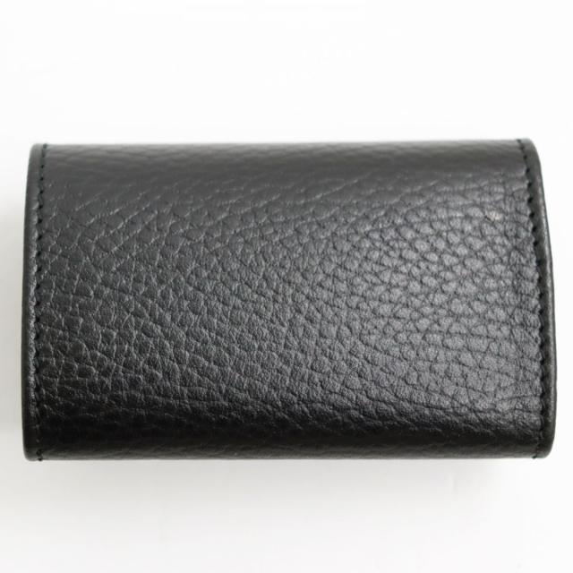 極美品＊GUCCI グッチ GGマーモント レザー 6連キーケース ブラック Gucci 黒 レザー キーケース グッチ6連キーケース GGマーモント