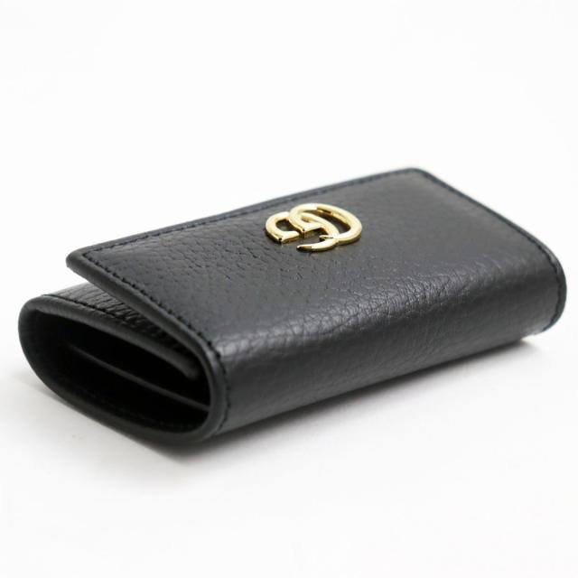 未使用品○GUCCI グッチ 456118 GGマーモント 6連 レザーキー