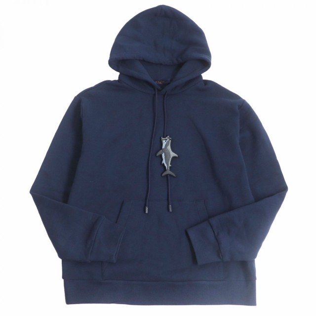 やす ルイヴィトン　ジップアップパーカー　ネイビー　S LOUIS VUITTON 【新品】ルイヴィトン ジップ パーカー
