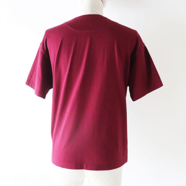 HERMES - 極美品◎正規品 仏製 HERMES エルメス 20SS レディース Couvertures et tenues 馬着 コットン100％ 半袖 Tシャツ／カットソー ボルドー 34 極美品◎正規品 仏製 HERMES エルメス 20SS レディース