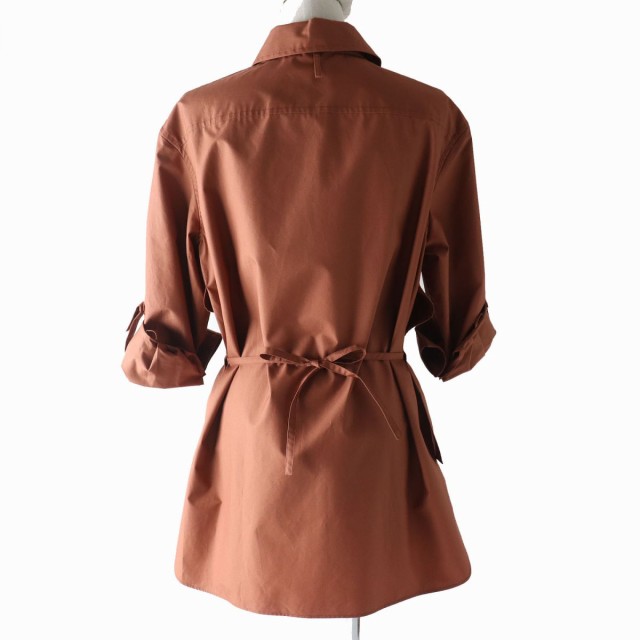 高級品市場 未使用品△正規品 HERMES エルメス 23SS カレーシュ ウエスト シャツ+ブラウス(長袖+七分)