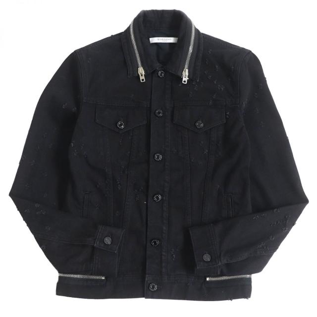 美品□GIVENCHY/ジバンシィ リカルド期 デストロイ加工 レイヤード 
