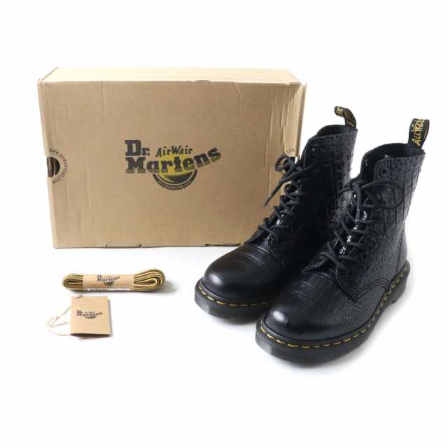 未使用品☆Dr.Martens ドクターマーチン 22966001 PASCAL CROC クロコ型押し 8ホール レザーブーツ レディース ブラック  UK5 箱・紐付きの通販はau PAY マーケット - 衣類＆ブランドリサイクルGREEN | au PAY マーケット－通販サイト