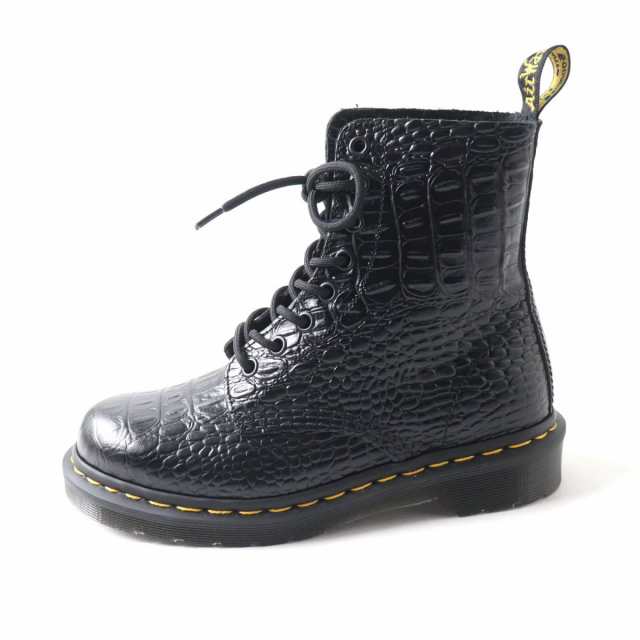 未使用品☆Dr.Martens ドクターマーチン 22966001 PASCAL CROC クロコ型押し 8ホール レザーブーツ レディース ブラック  UK5 箱・紐付きの通販はau PAY マーケット - 衣類＆ブランドリサイクルGREEN | au PAY マーケット－通販サイト