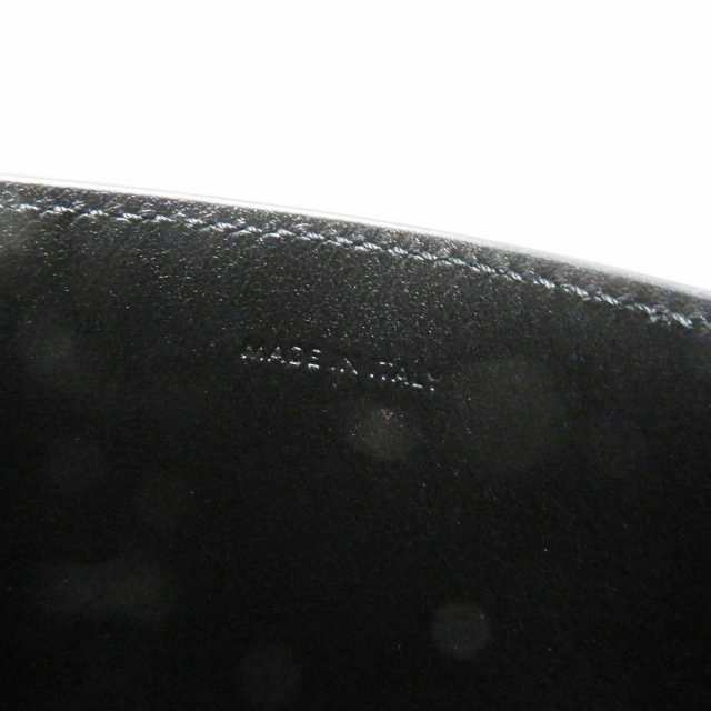 未使用品□CELINE/セリーヌ ロゴ入り カーフスキン レザー