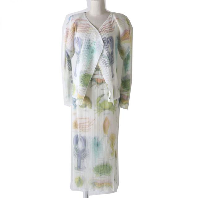 TADASHI SHOJI ドレープ緑レースロングドレス スリットAライン