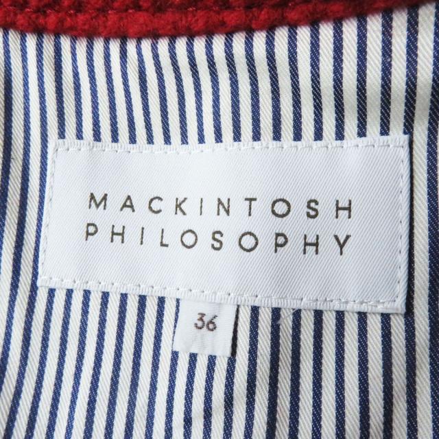 極美品MACKINTOSH PHILOSOPHY レディース　コート 極美品MACKINTOSH PHILOSOPHY ダウンニット 黒 M ライトアウター