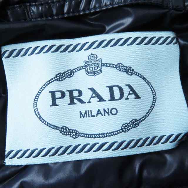 極美品◎正規品 21年 PRADA プラダ レディース トライアングルロゴ／三角ロゴプレート ダウンジャケット ブラック／ネイビー 36の通販はau  PAY マーケット - 衣類＆ブランドリサイクルGREEN | au PAY マーケット－通販サイト