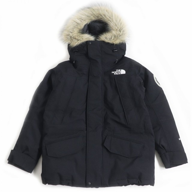 美品□ザ・ノースフェイス ND92238 Antarctica Parka アンタークティカパーカ GORE-TEX フーデッド ダウンジャケット ブラック M 正規品