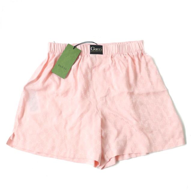 未使用品☆2021年 グッチ 629249・631681 GG柄 シルク100  