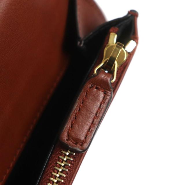 美品▽SAINT LAURENT PARIS サンローランパリ ロゴ総柄 PVC×レザー 2  