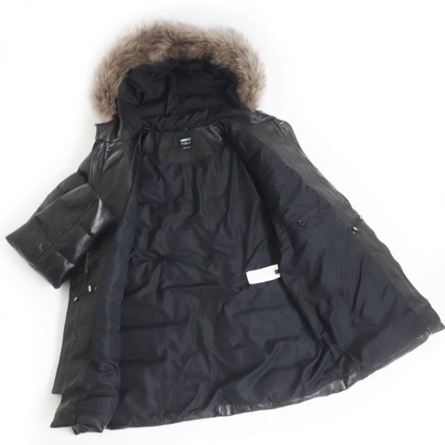 極美品□20AW EMMETI／エンメティ ティアゴ ラムナッパシルクレザー  