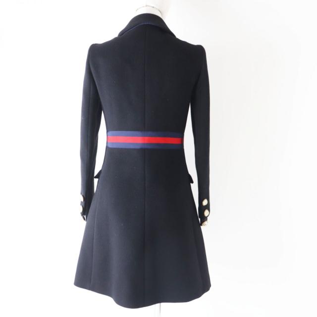 極美品◎正規品 伊製 GUCCI グッチ 448610 レディース 棒タイ付き  