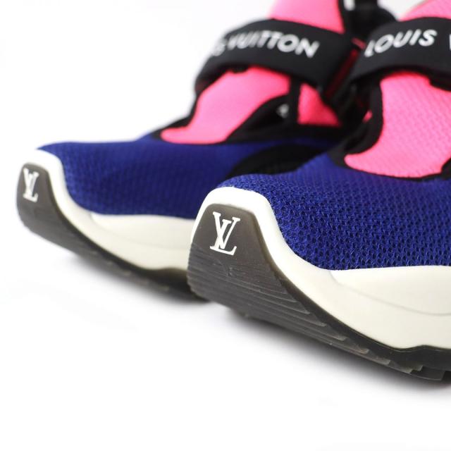 美品△LOUIS VUITTON ルイヴィトン 2022年 ラン 55・ライン スニーカー  