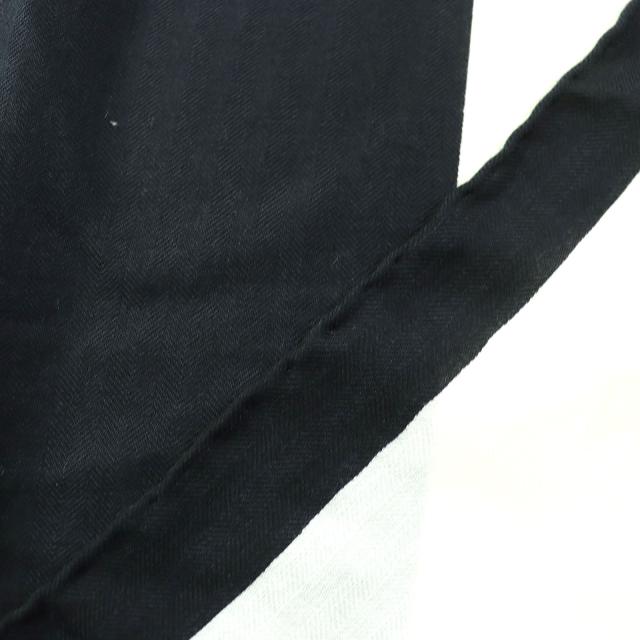 極美品 HERMES エルメス ビッグHロゴ カシミヤ シルク 大判 ストール ショール ブラック ホワイト カーキ フランス製 レディースの通販は