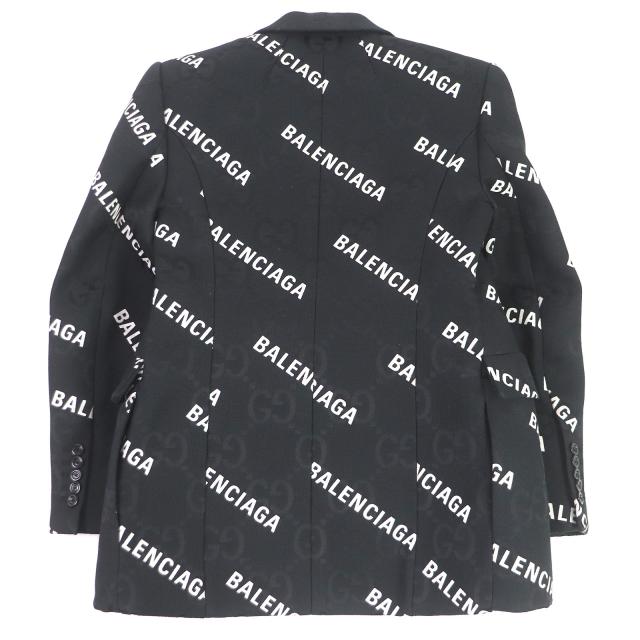 【ドンドン見直し】極美品 GUCCI BALENCIAGA 21AW 676014 The Hacker Jumbo GG Jacket ハッカープロジェクト ジャケット48 正規品_3