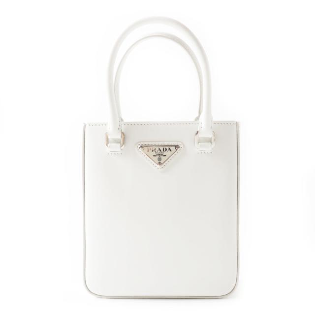 極美品 PRADA プラダ 定価324500円 1BA331 スモール ブラッシュド 