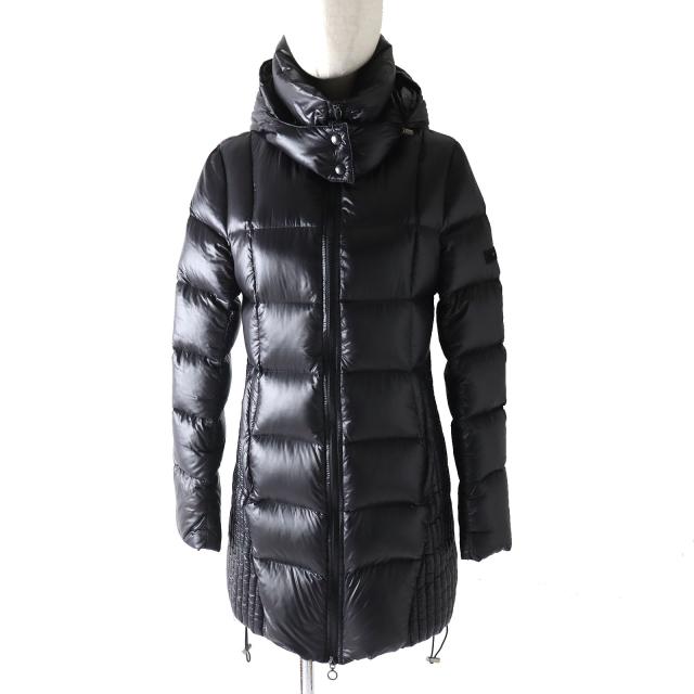 TATRAS ブラック ロングダウンジャケット M タトラス ロングダウンジャケット 黒