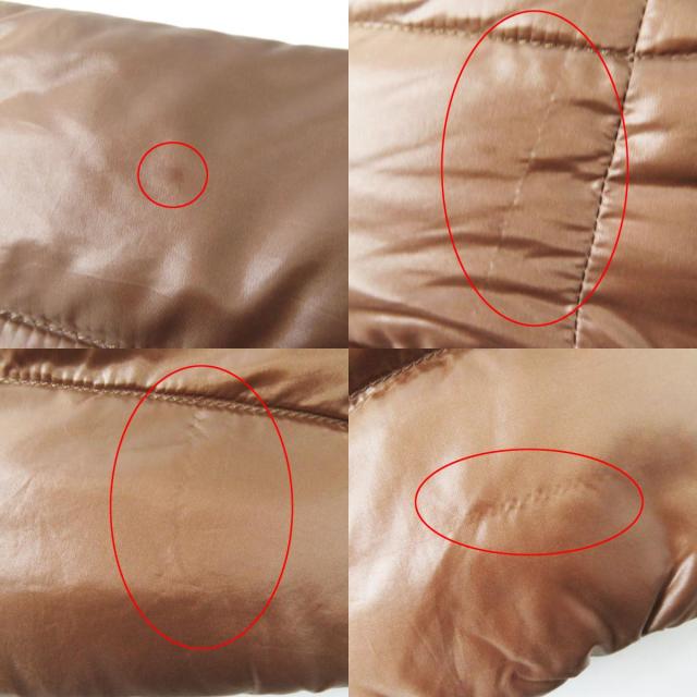 良品 Herno ヘルノ 2022年製 PI0505DIC AMELIA アメリア スタンドカラー ダウンコート ブラウン 38 正規品 レディースの通販は