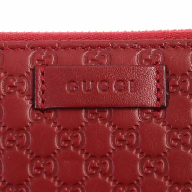 美品 GUCCI グッチ 544250 マイクログッチシマ レザー ラウンドZIPウォレット ジッピーオーガナイザー 長財布 赤 ゴールド金具 伊製  メンの通販はau PAY マーケット - 衣類＆ブランドリサイクルGREEN | au PAY マーケット－通販サイト