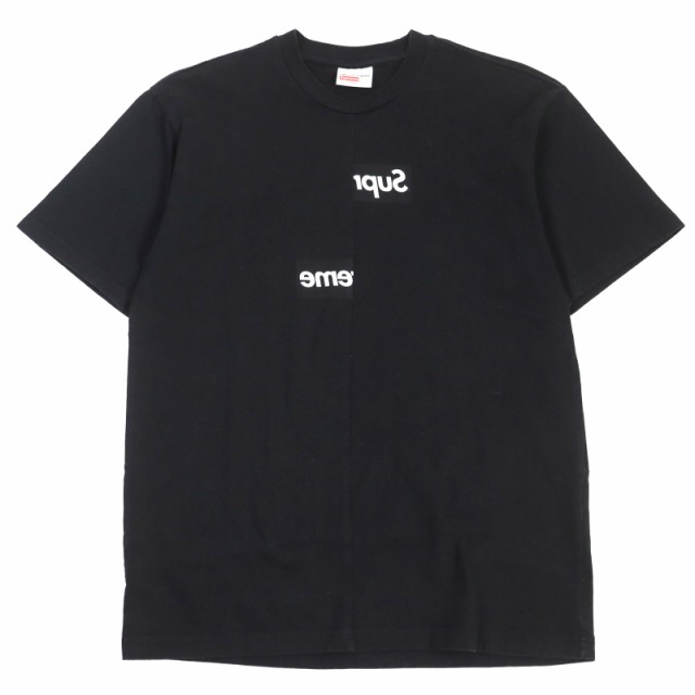 保証書有Supreme x コムデギャルソン18AW BOXロゴTee CDG Tシャツ Tシャツ/カットソー(半袖/袖なし)