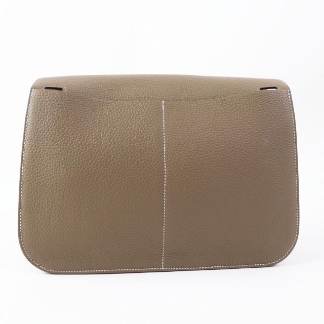 未使用品 エルメス アルザン31 エトゥープ シルバー金具 トリヨン