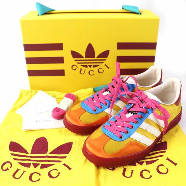 未使用品 GUCCI adidas グッチ アディダス 707867 Gazelle ガゼル ローカットスニーカー マルチカラー 23.5  箱・保存袋付 伊製 レディーの通販はau PAY マーケット - 衣類＆ブランドリサイクルGREEN | au PAY マーケット－通販サイト