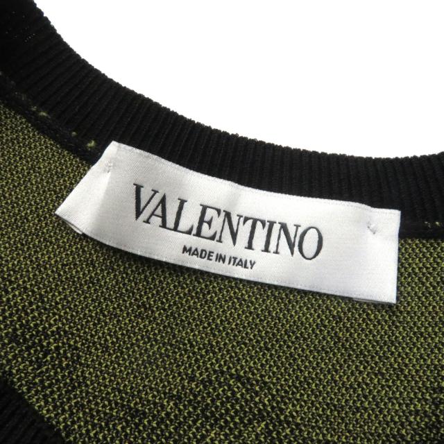 VALENTINO ヴァレンティノ　サマーニット　半袖　セーター　フリル　シルク VALENTINO ヴァレンティノ サマーニット 半袖 セーター フリル