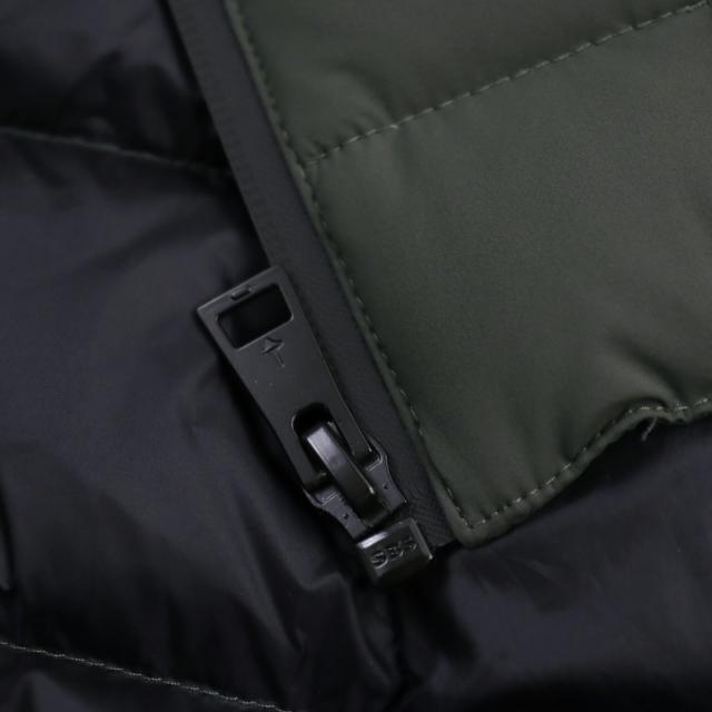 極美品○DUNO デュノ 2020年製 レイヤード ロゴパッチ付き フーデッド  