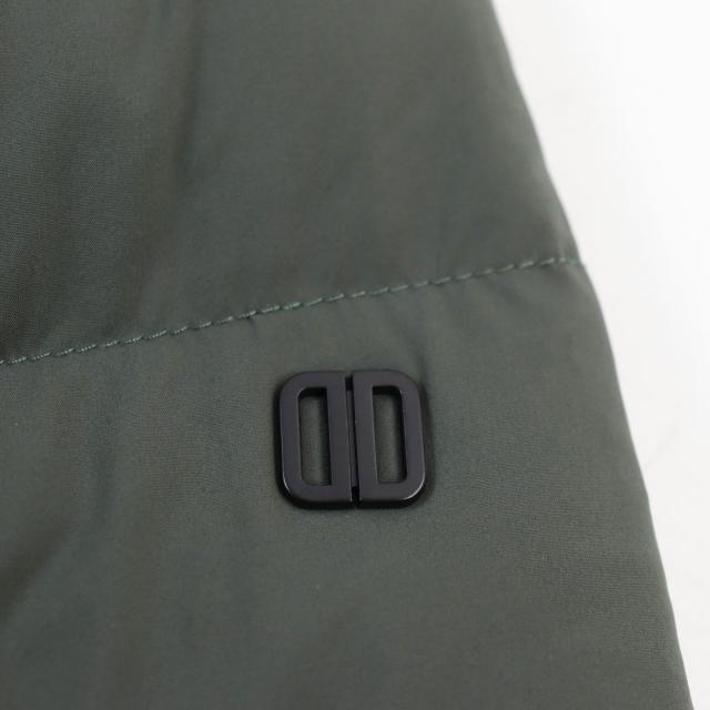 極美品○DUNO デュノ 2020年製 レイヤード ロゴパッチ付き フーデッド  