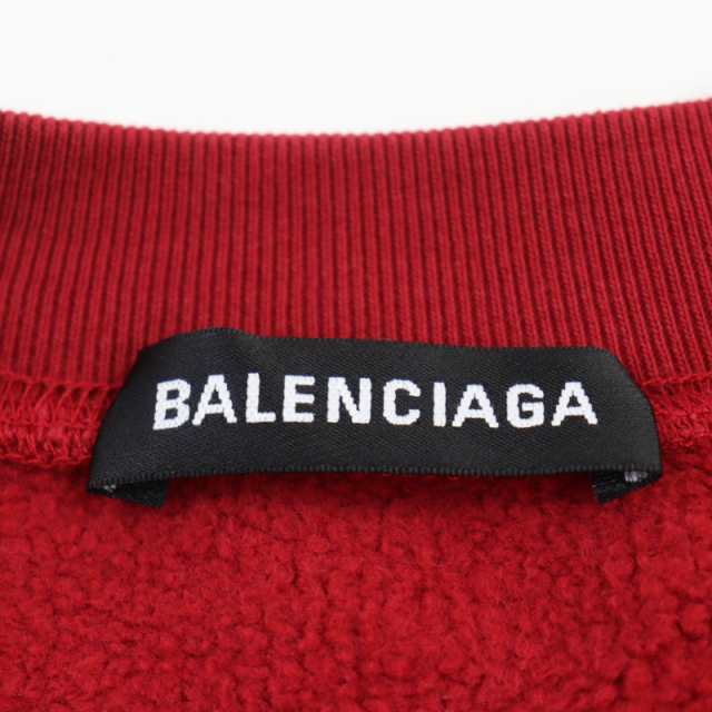 美品○BALENCIAGA バレンシアガ 2018年製 556147 ロゴプリント 裏起毛 プルオーバー スウェットシャツ ボルドー S 正規品 メンズの通販はau  PAY マーケット - 衣類＆ブランドリサイクルGREEN | au PAY マーケット－通販サイト