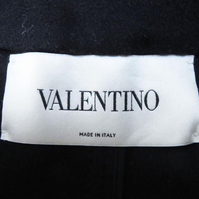 極美◎VALENTINO ヴァレンティノ 21AW WB3CA5U515E カシミヤ混 ロゴ金